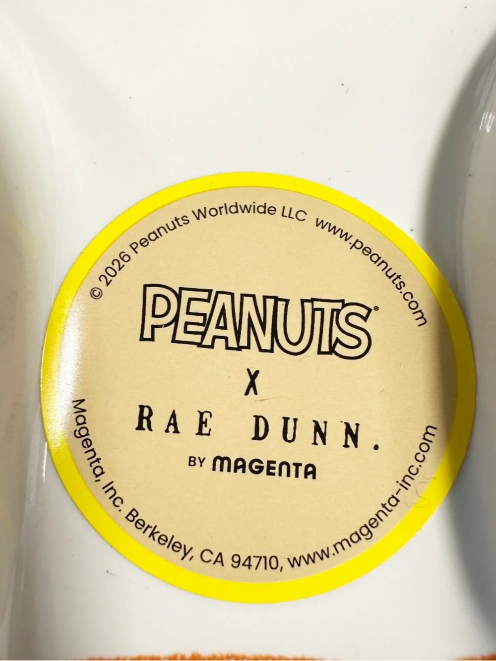 NEW Rae Dunn/Peanuts GO TEAM! SNOOPY Football Themed SPOON REST